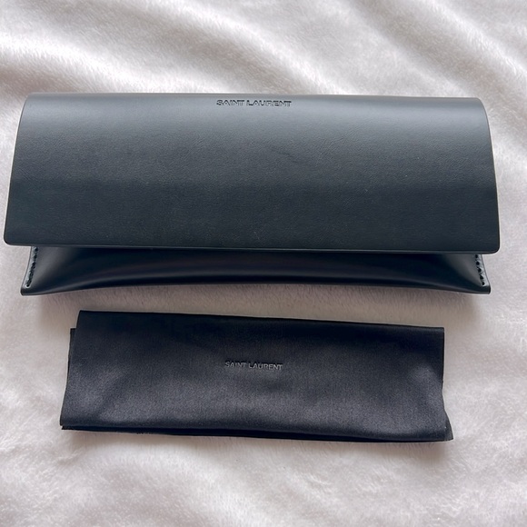 Saint Laurent Leather Sunglasses Case - New - Picture 4 of 4